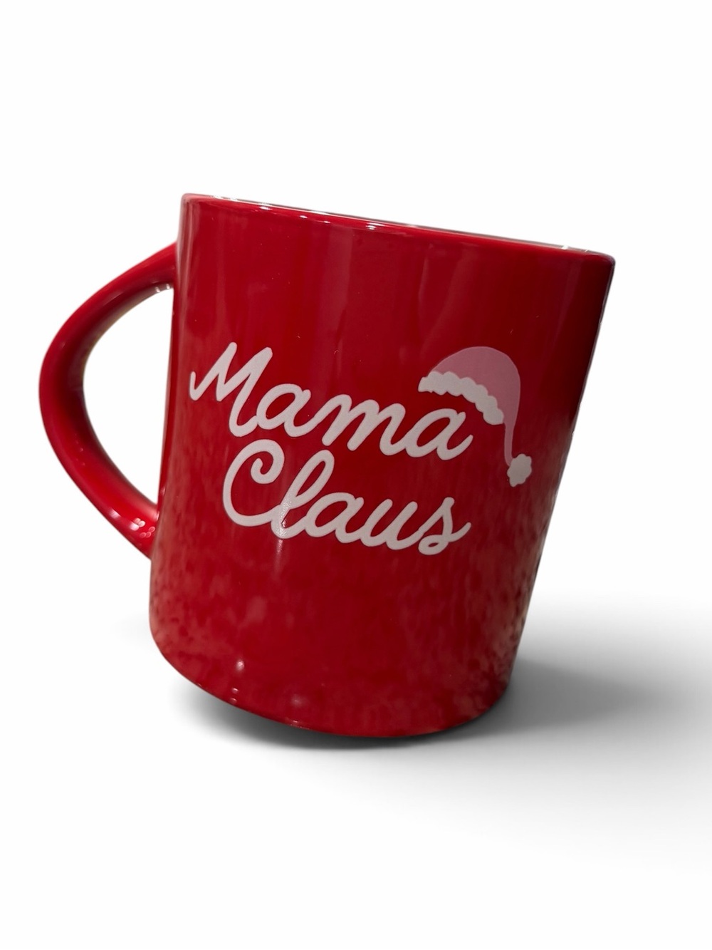 Mama Claus Red Ceramic Coffee Mug Holiday Mug